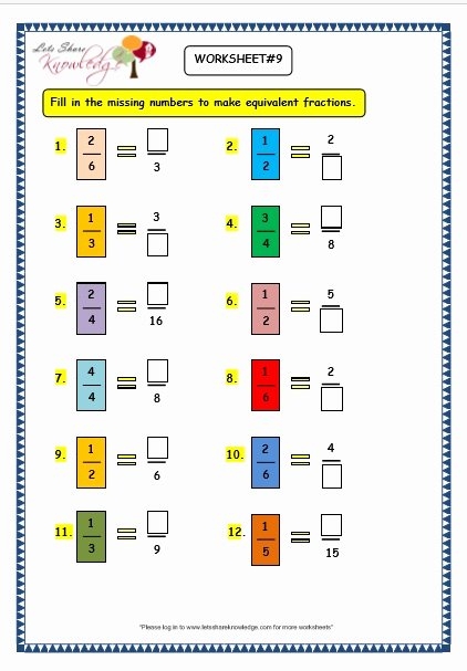 50 Equivalent Fractions Worksheet Pdf Chessmuseum Template Library