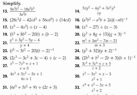 50 Long Division Polynomials Worksheet Chessmuseum Template Library