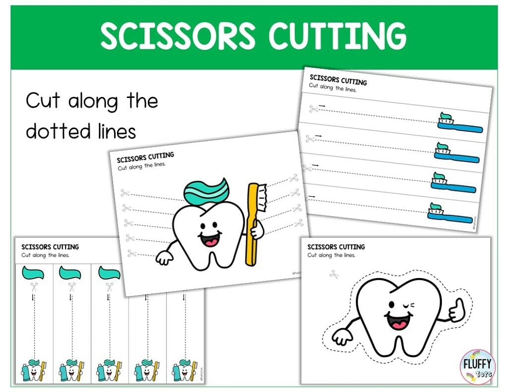printable dental activities for toddlers pdf