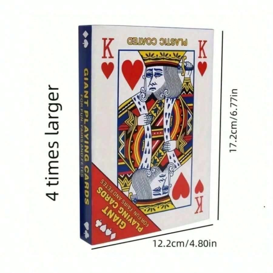 54 Oversized Playing Cards Large Playing Cards Giant Wedding Cards