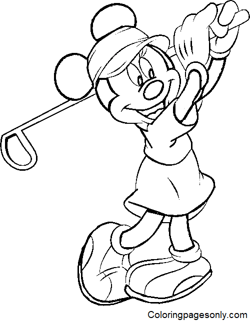 60 Free Printable Golf Coloring Pages