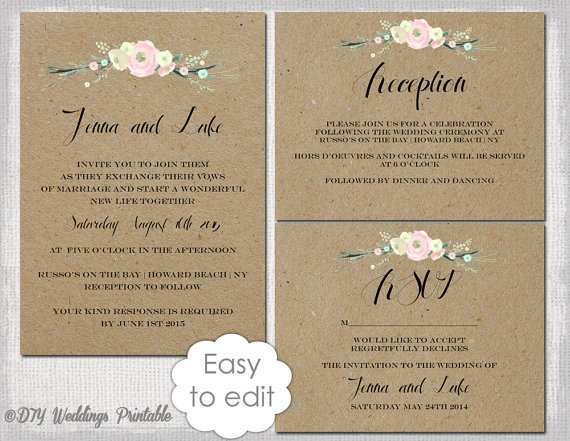 63 Standard Blank Rustic Invitation Template PSD File With Blank Rustic