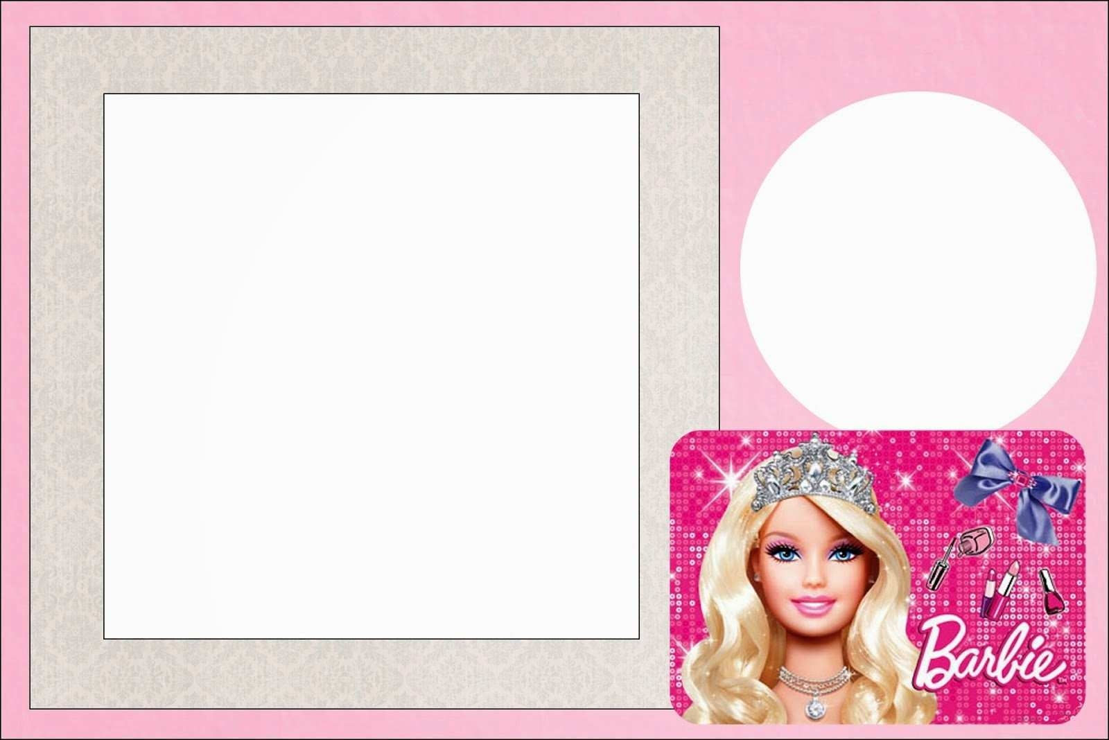 72 Creative Barbie Invitation Template Blank Templates For Barbie