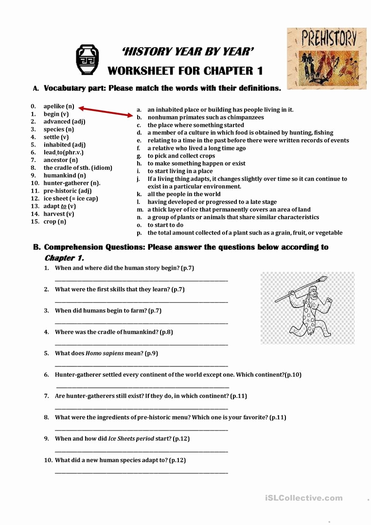7th grade history worksheets