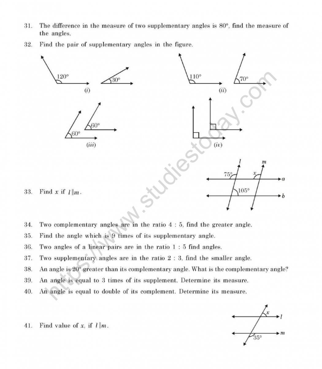 7th Grade Math Worksheets PDF Printable Worksheets Angleworksheets