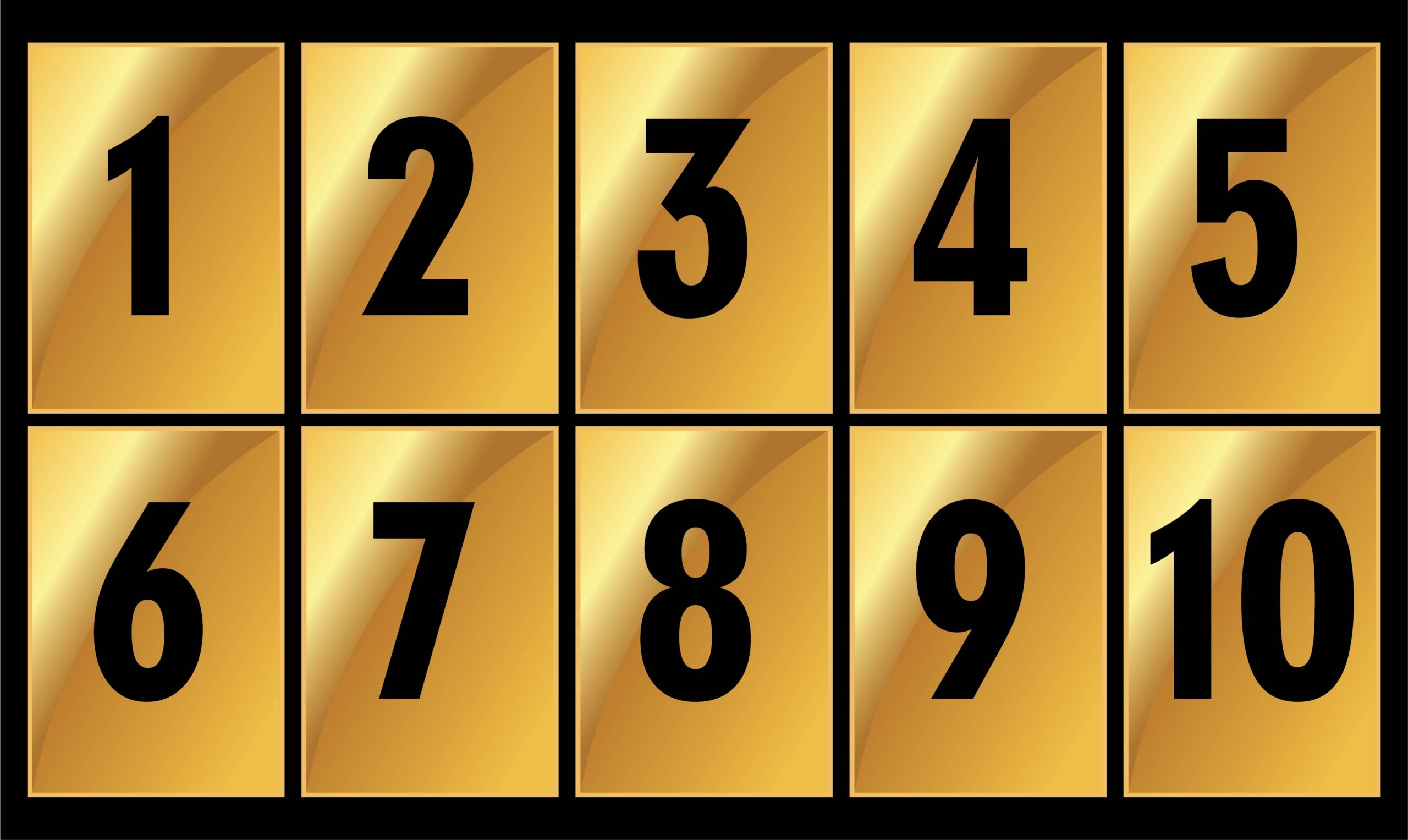 8 Best Images Of Digit Cards 1 10 Printable Printable Number Card 1 