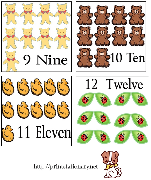 8 Best Images Of Primary Number Cards Printable Printable Primary 