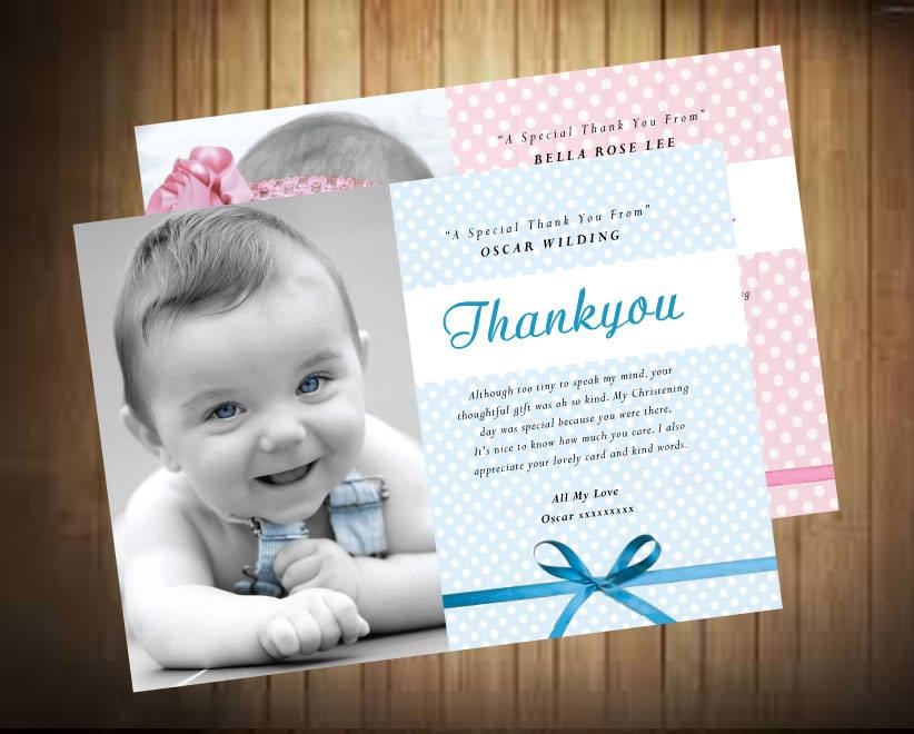 printable baptism thank you cards