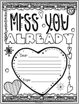 8 Free Miss You Cards For Kids One Sharp Bunch Worksheets Library