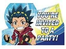 89 Free Printable Beyblade Birthday Invitation Template Templates By 