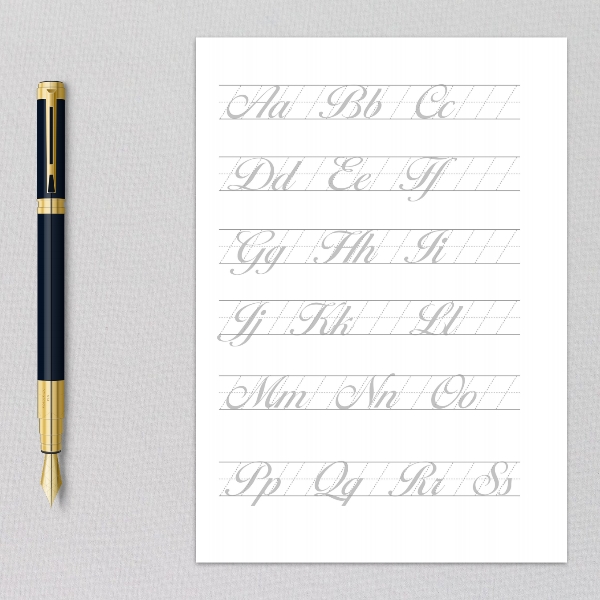 9 Free Calligraphy Practice Sheets Worksheets Library