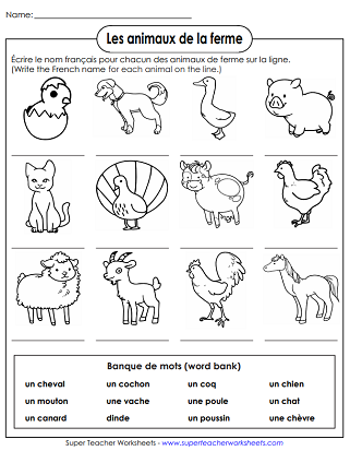 9 Free French Worksheets To Test Your Knowledge Worksheets Library