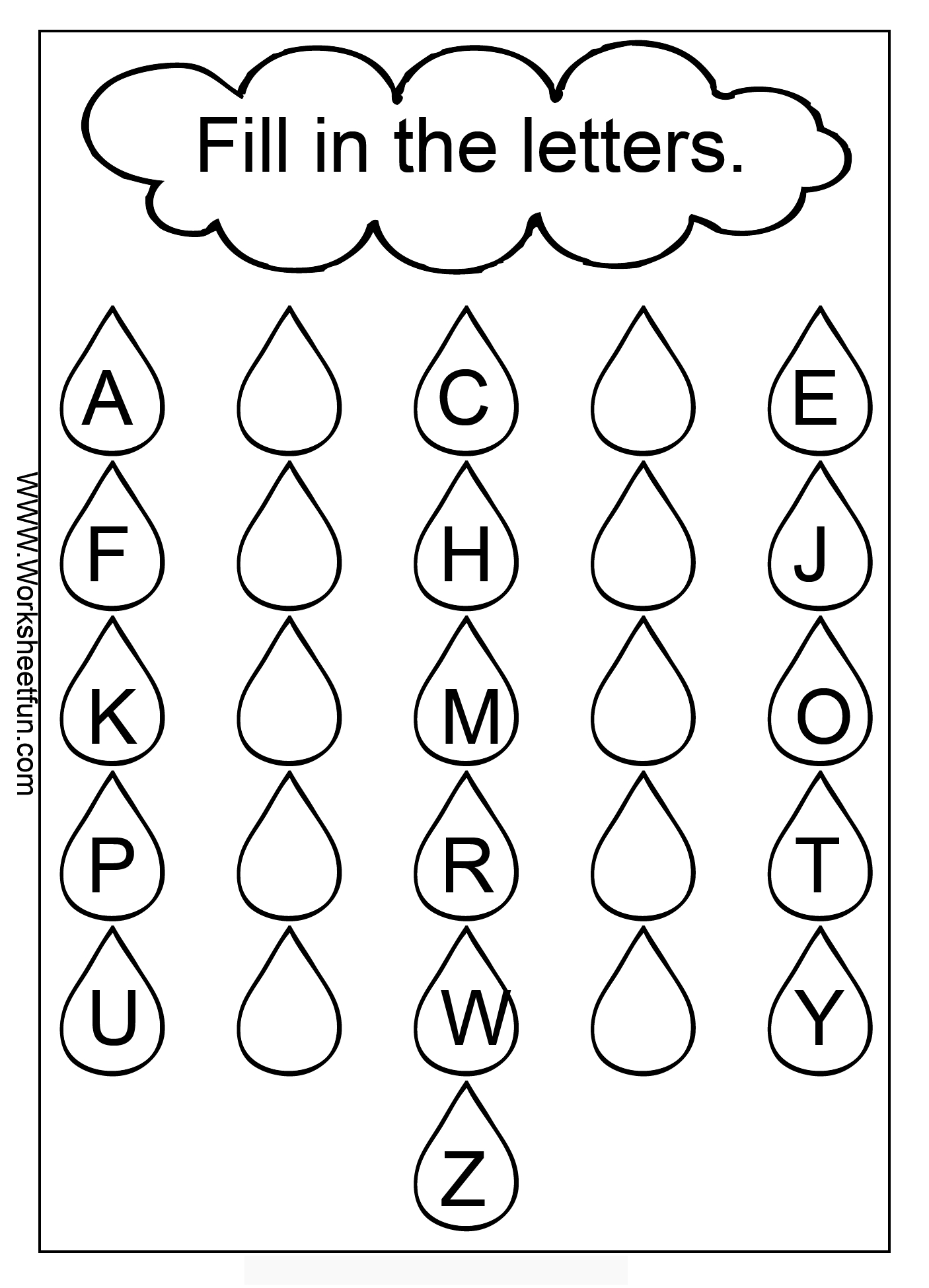 find the letter alphabet worksheets