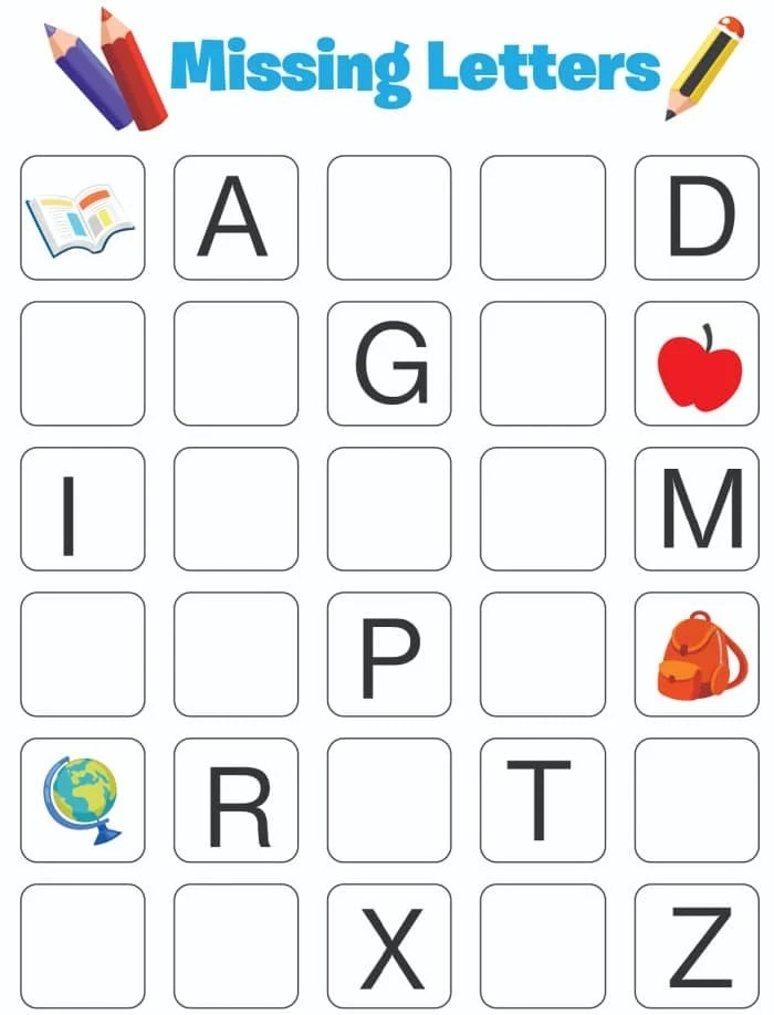 free printable abc worksheet preschool