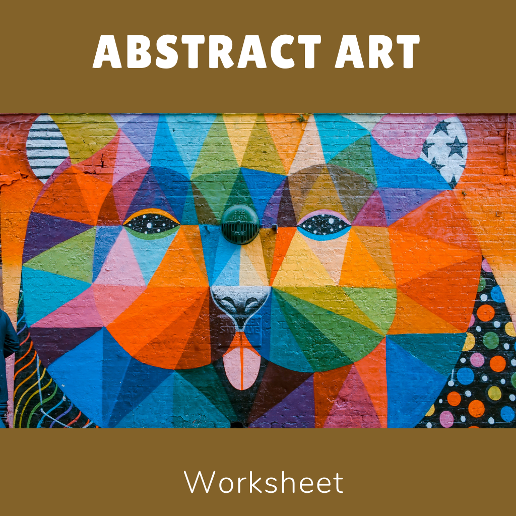 Abstract Art Worksheet Wisdomnest