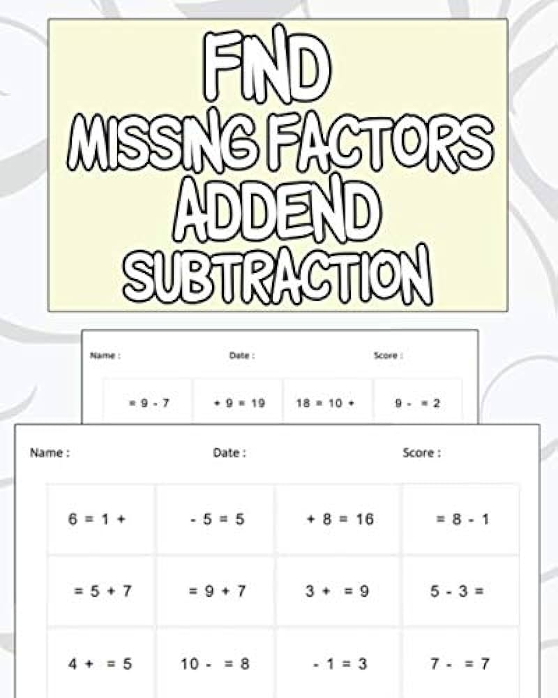 Addition Missing Addend FREE Printable Worksheets Worksheetfun