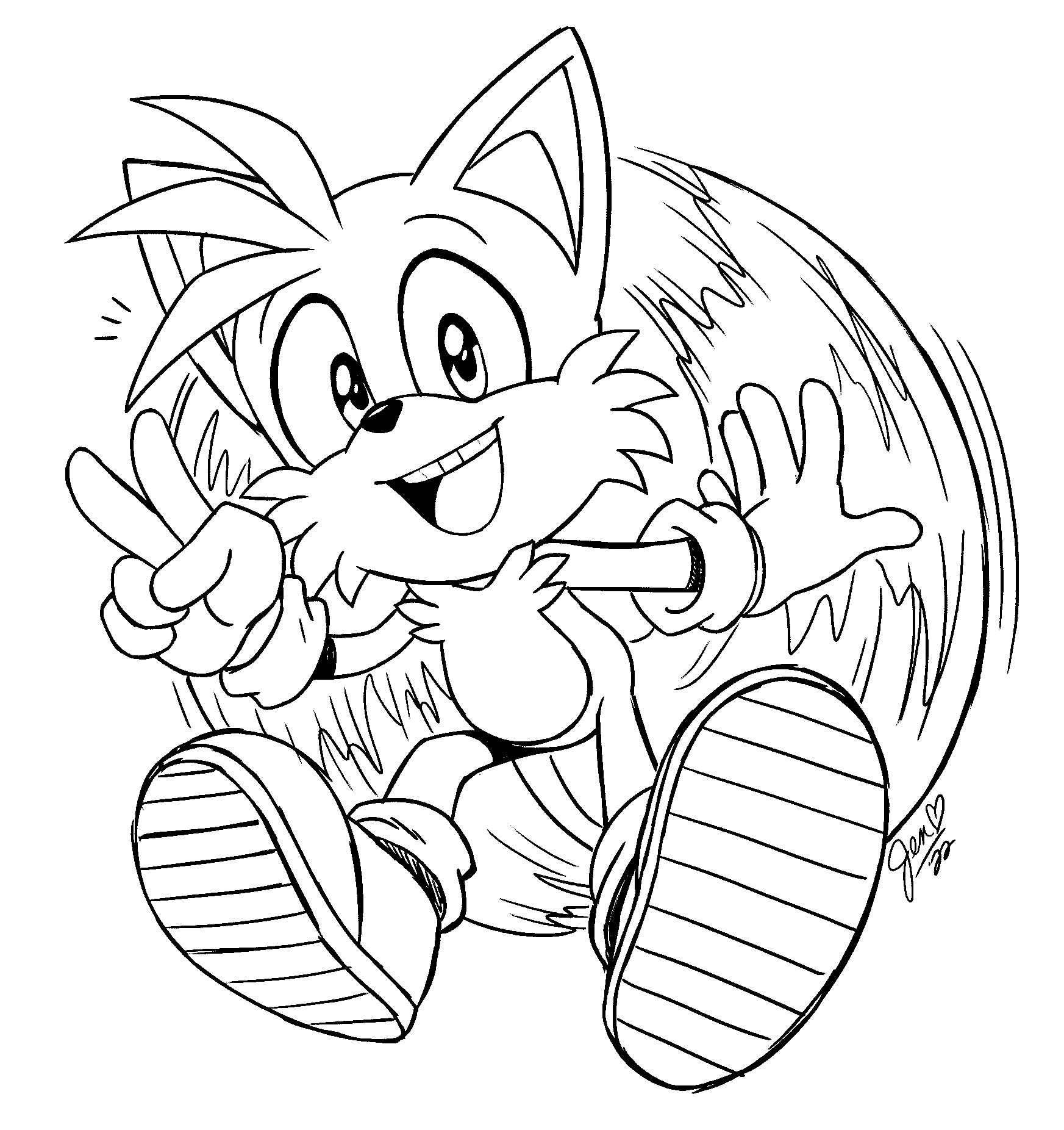 Adorable Tails Coloring Page Free Printable Coloring Pages
