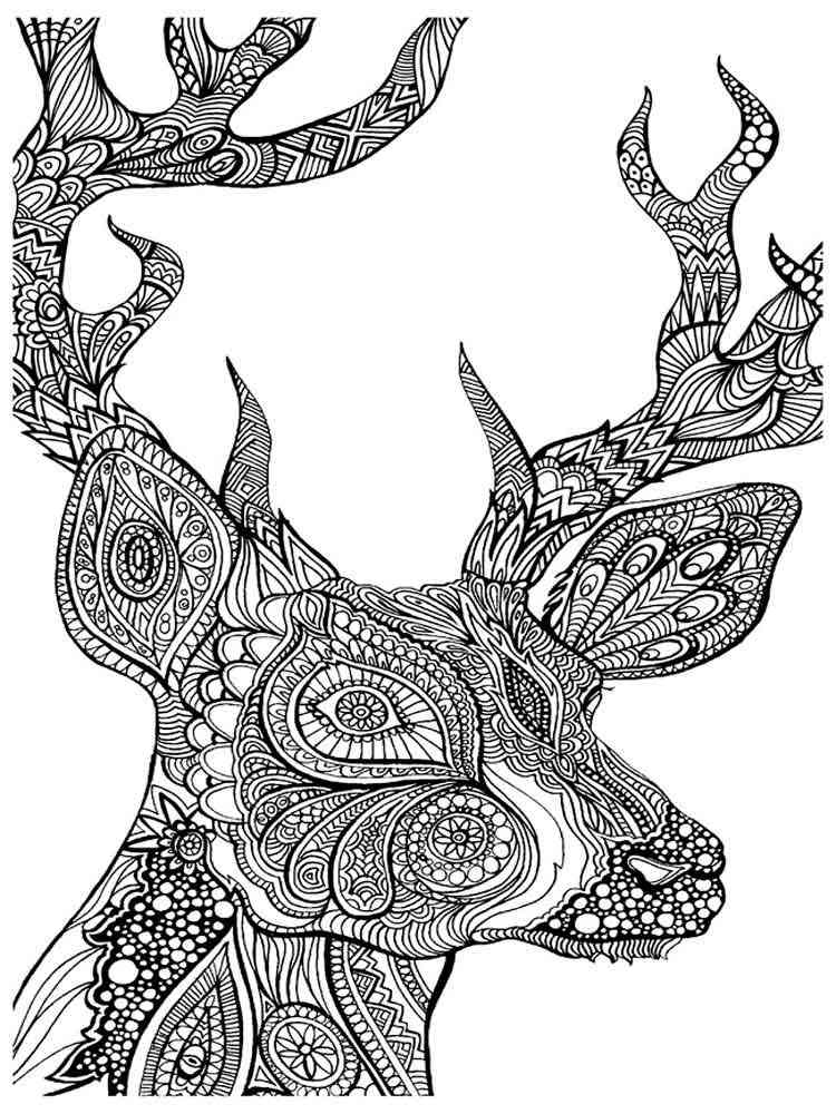 Adult Christmas Coloring Pages