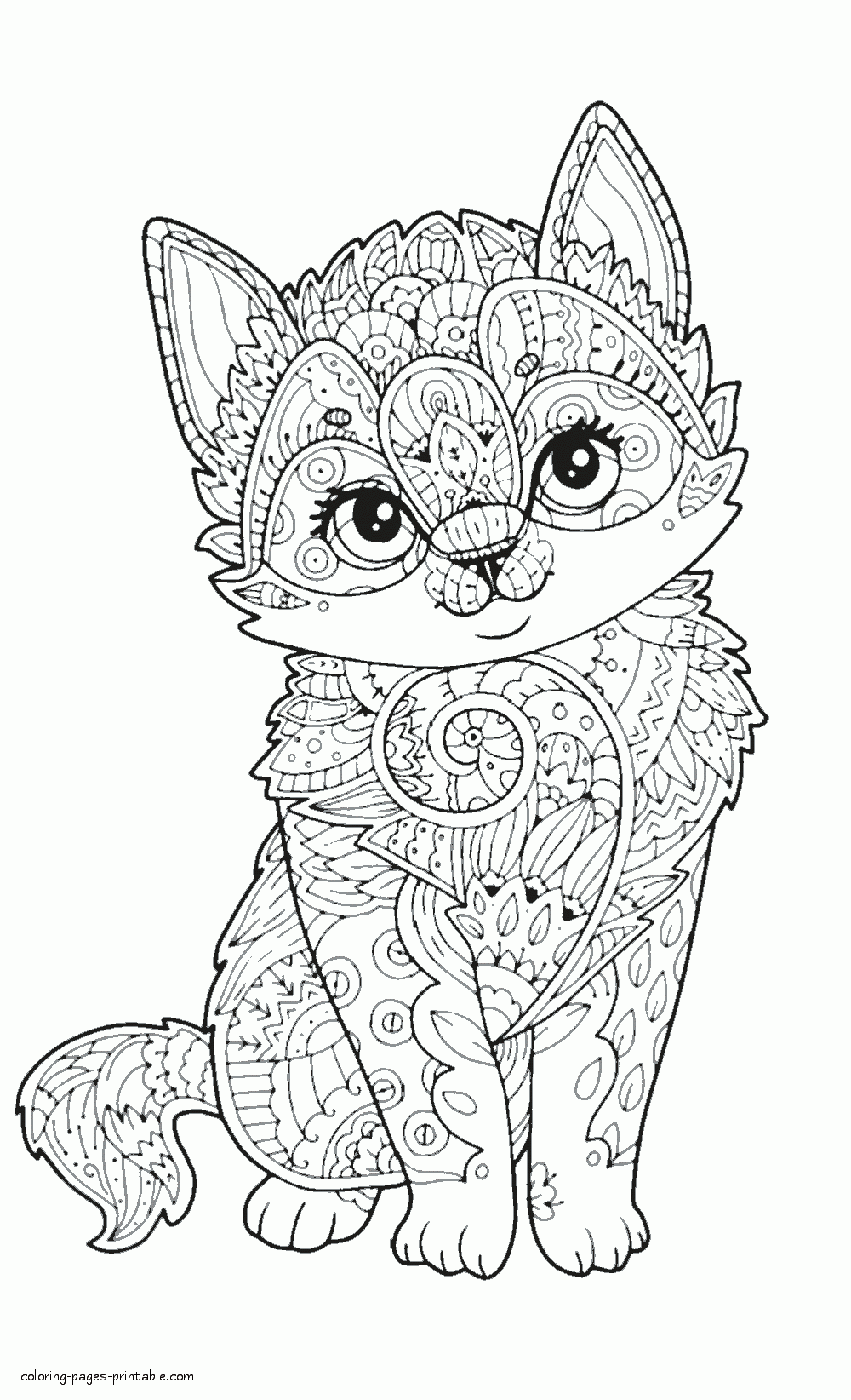animal free coloring pages