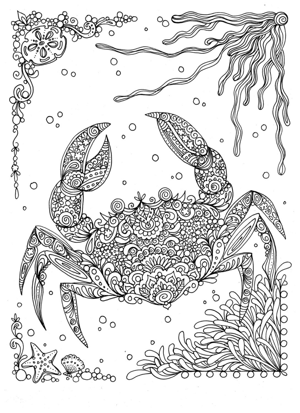 Sea Creature Coloring Pages