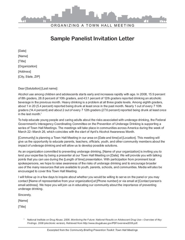 board member invitation letter template