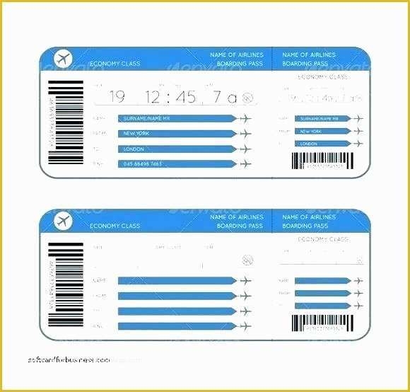 Airline Ticket Invitation Template Free Download Of Download Boarding 