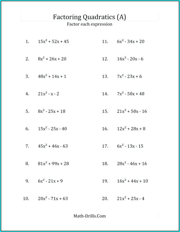 Algebra For 8Th Graders Worksheets Printable Word Searches