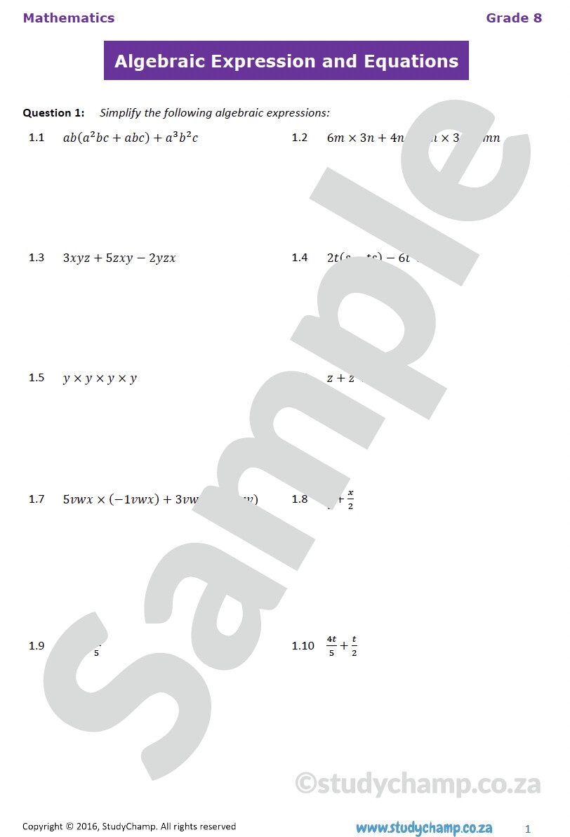 Algebra Worksheet Digital Worksheets Library