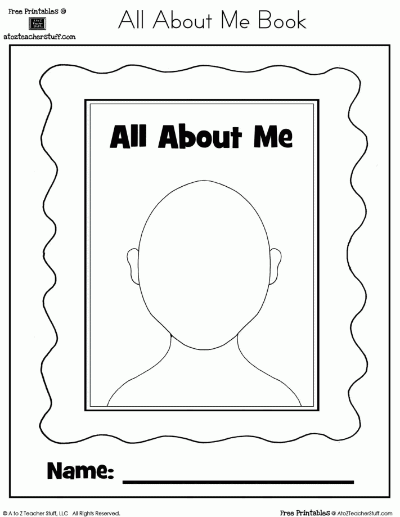 all about me preschool worksheets