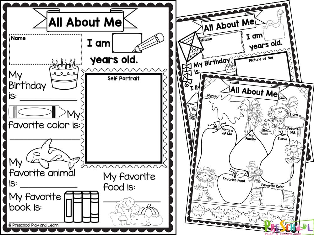 All About Me Preschool Worksheets Superstar Worksheets 54 OFF