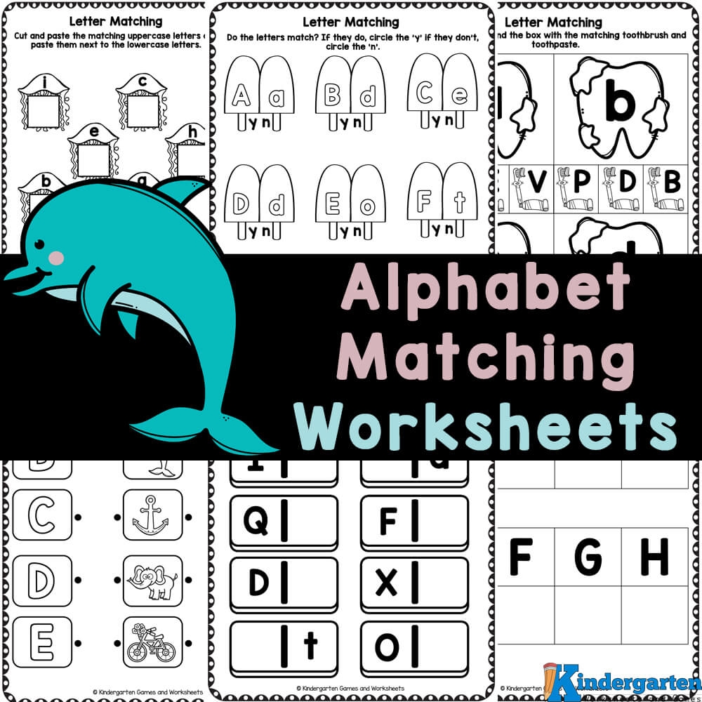 alphabet letter matching worksheets