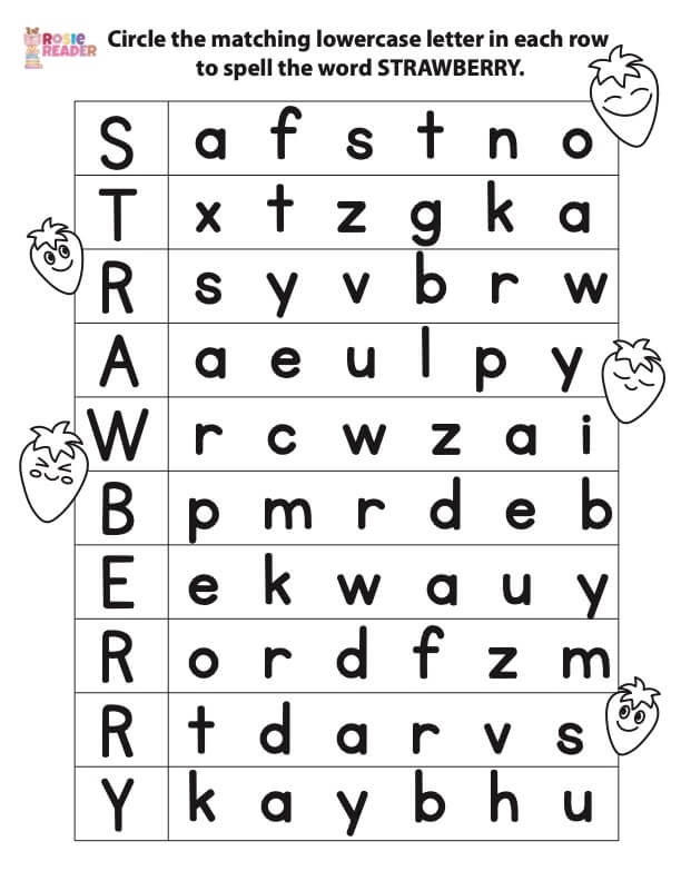 Alphabet Letter Matching Worksheets Infoupdate