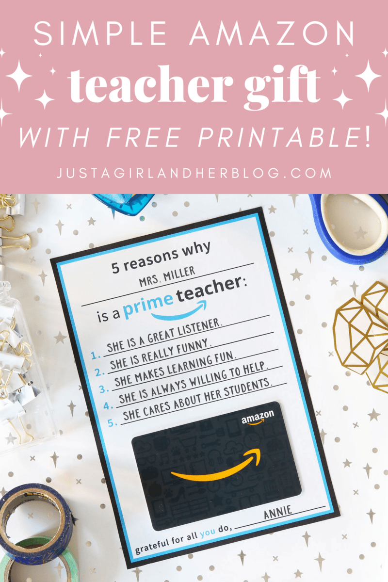 printable amazon gift card holder
