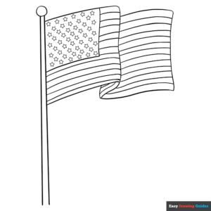 free printable american flag coloring pages