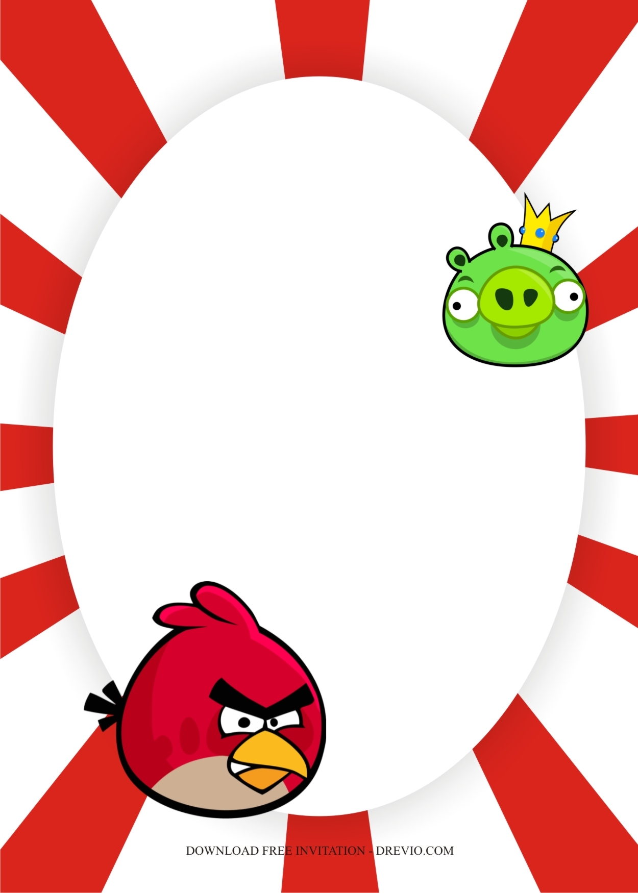 Angry birds Birthday invitation template3 Download Hundreds FREE 