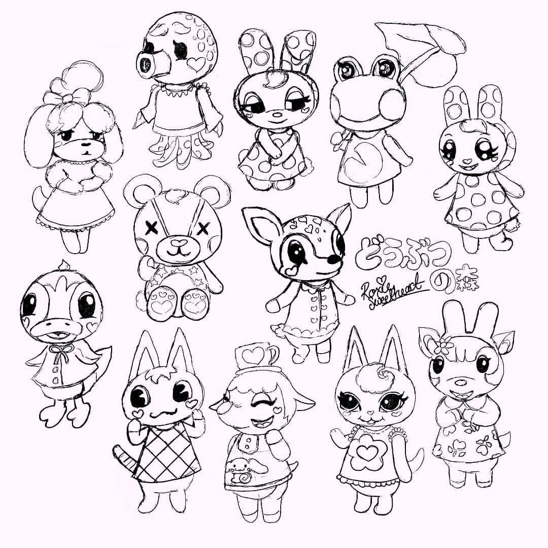 printable animal crossing cards