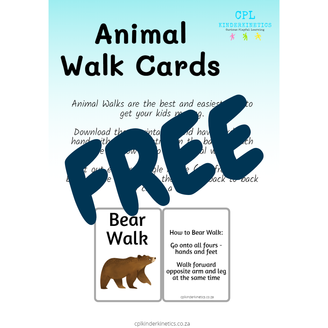 Animal Walk Cards FREE CPL Kinderkinetics