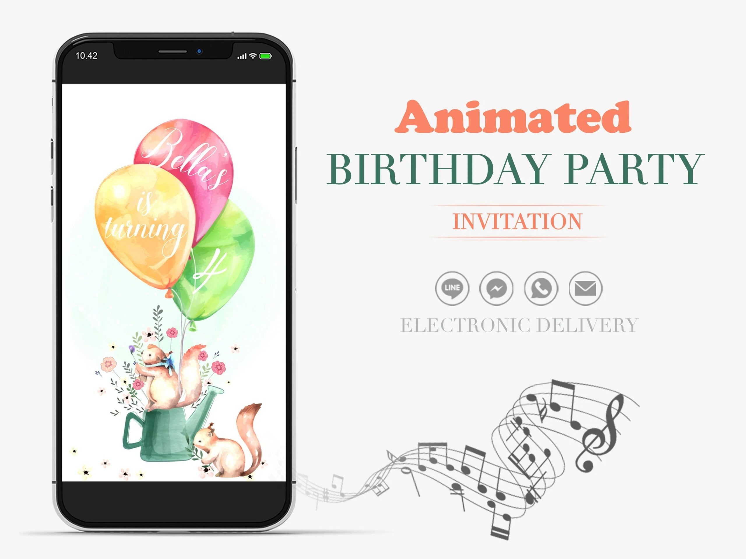 animated invitation template