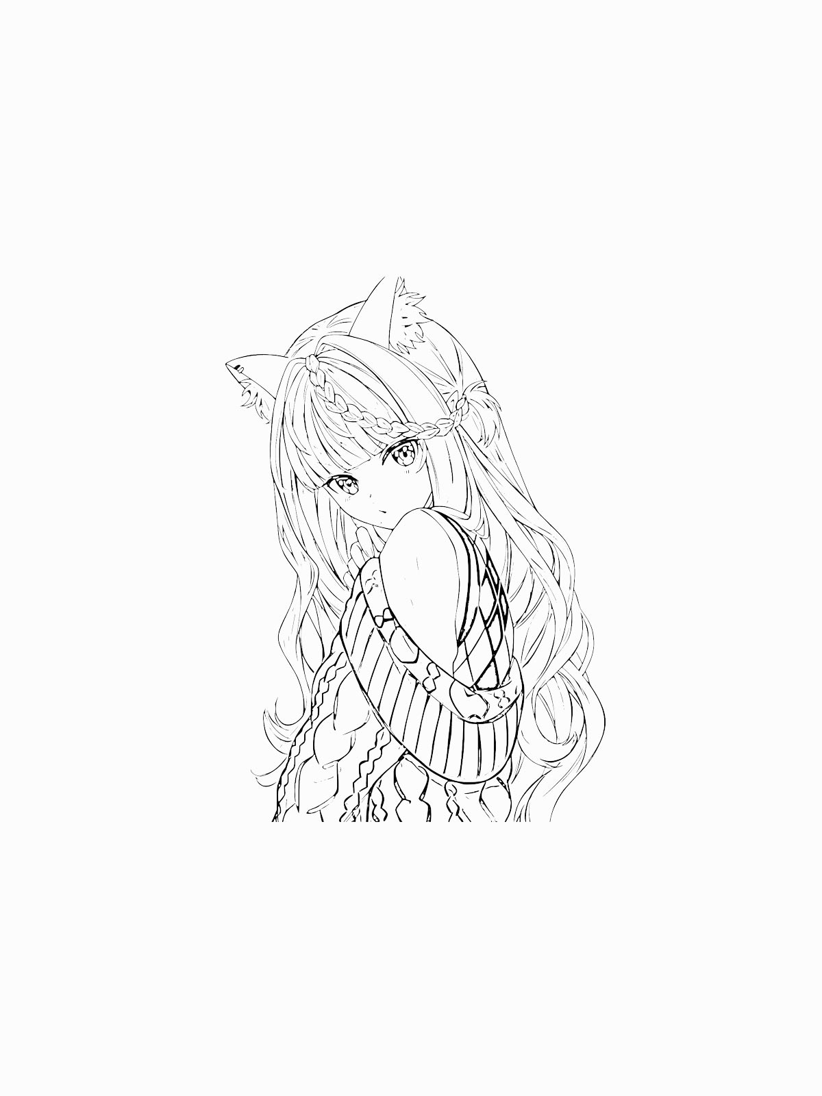 Cute Girl Coloring Pages