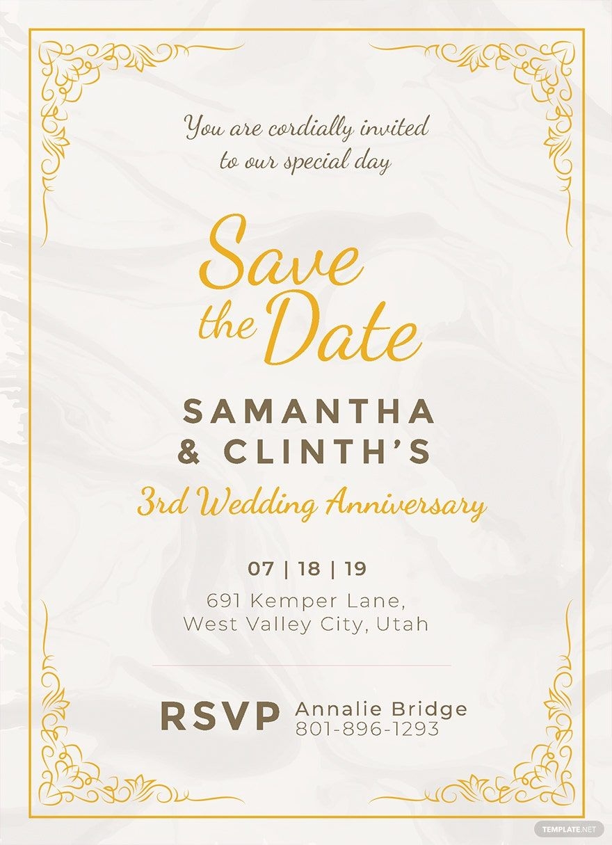 business anniversary invitation template