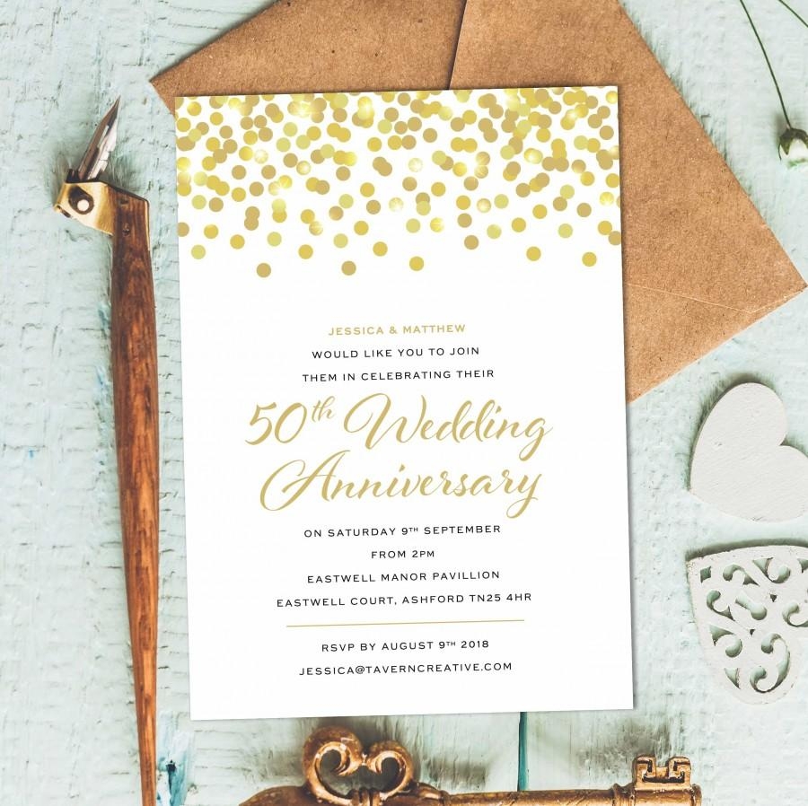 Anniversary Party Invitation Template Database