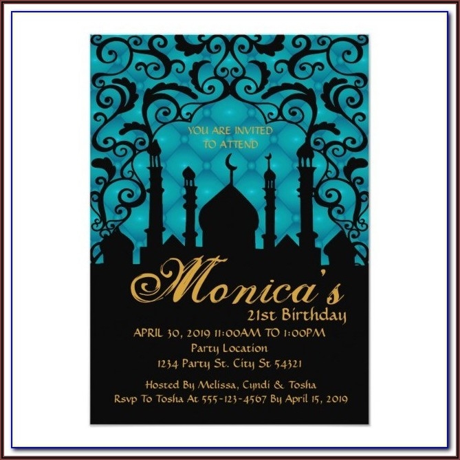 Arabian Nights Invitation Template Free Template 1 Resume Examples 