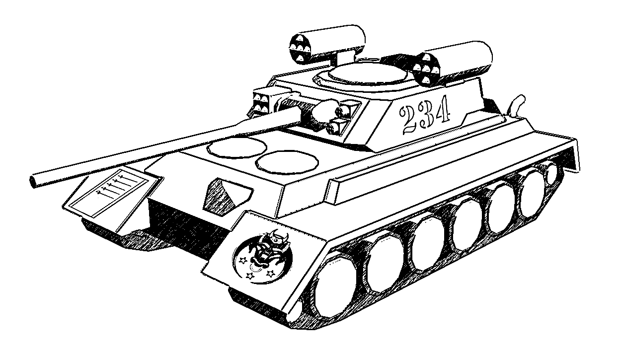 Tank Coloring Pages
