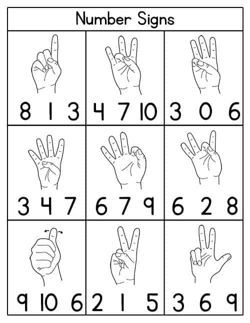 ASL Finger Spelling Worksheets 99Worksheets Worksheets Library