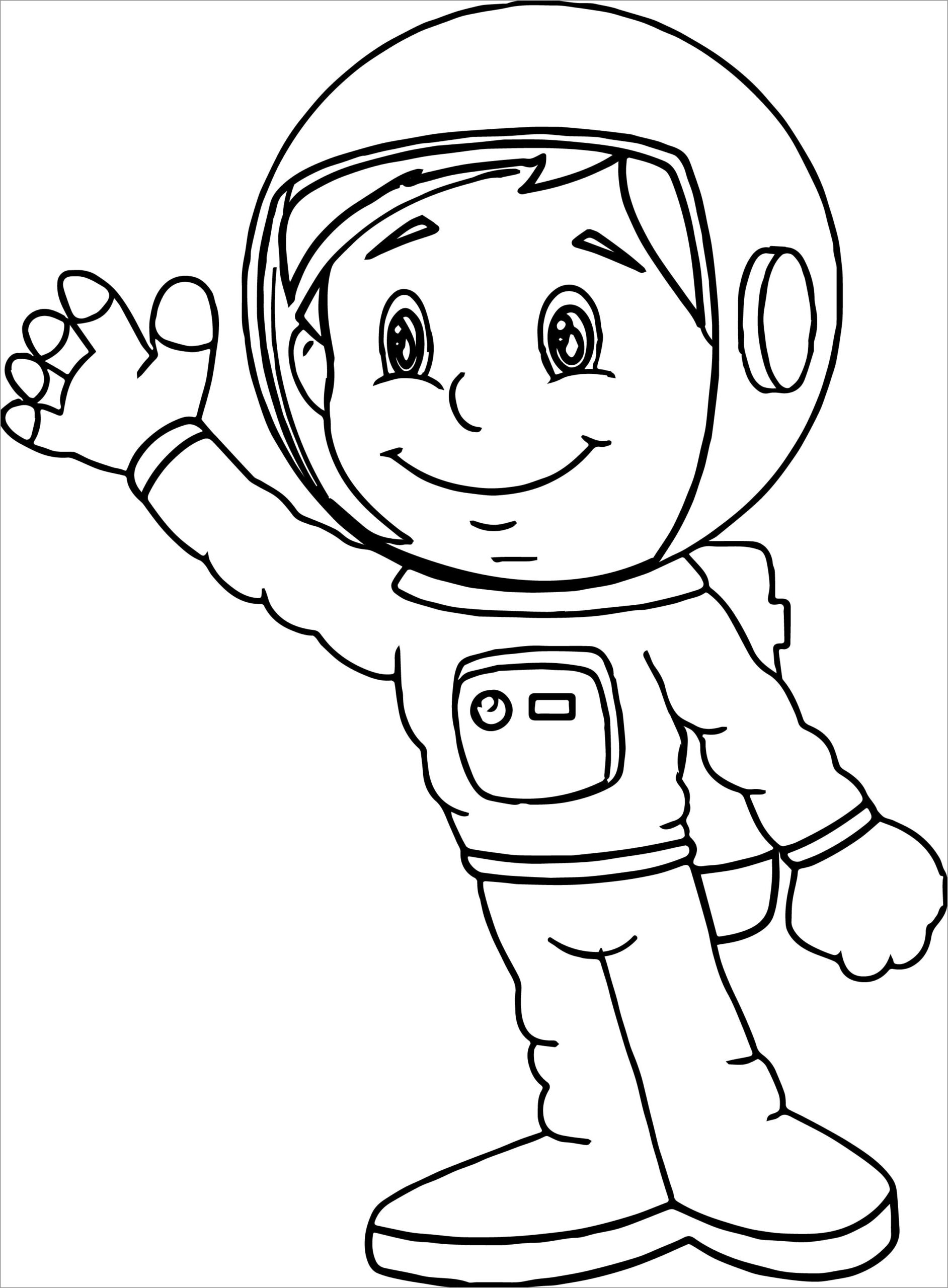 Astronaut Coloring Pages ColoringBay
