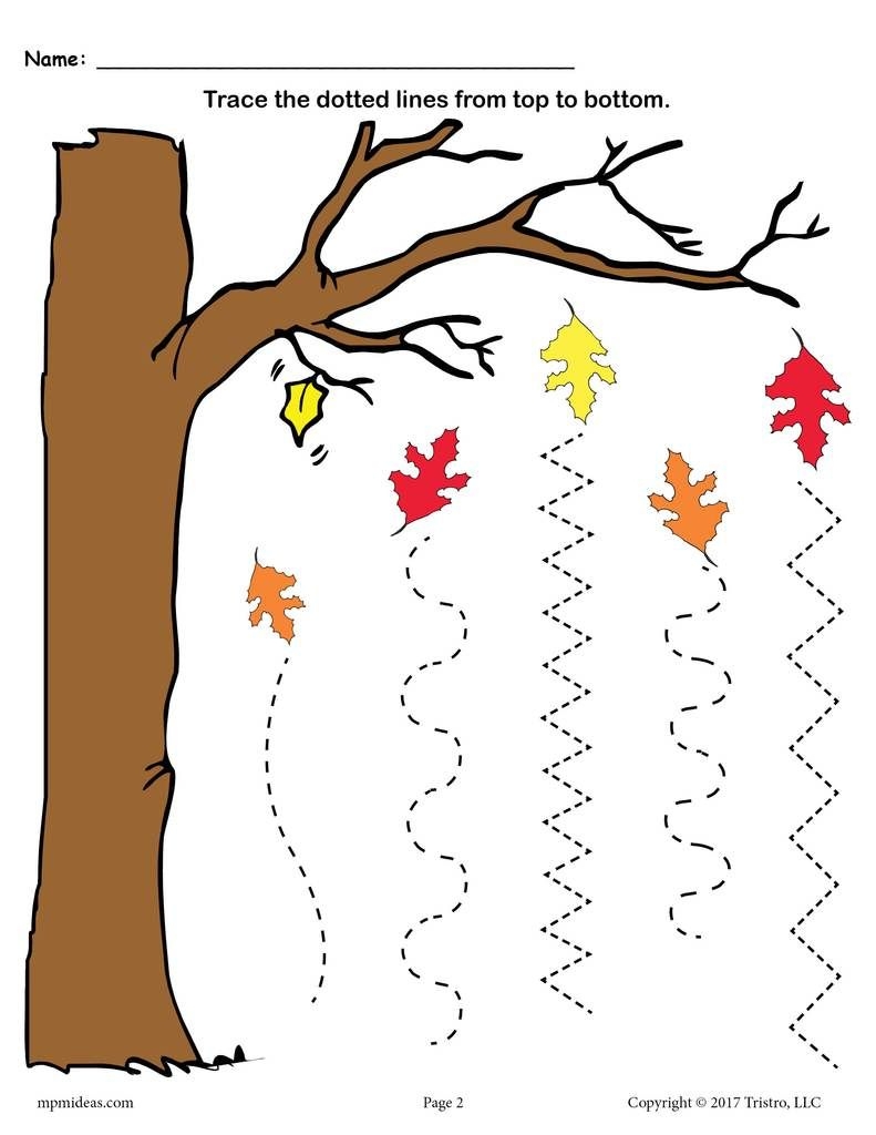 autumn worksheets for preschool