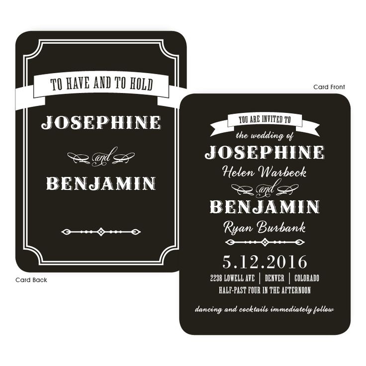 Avery Wedding Invitations