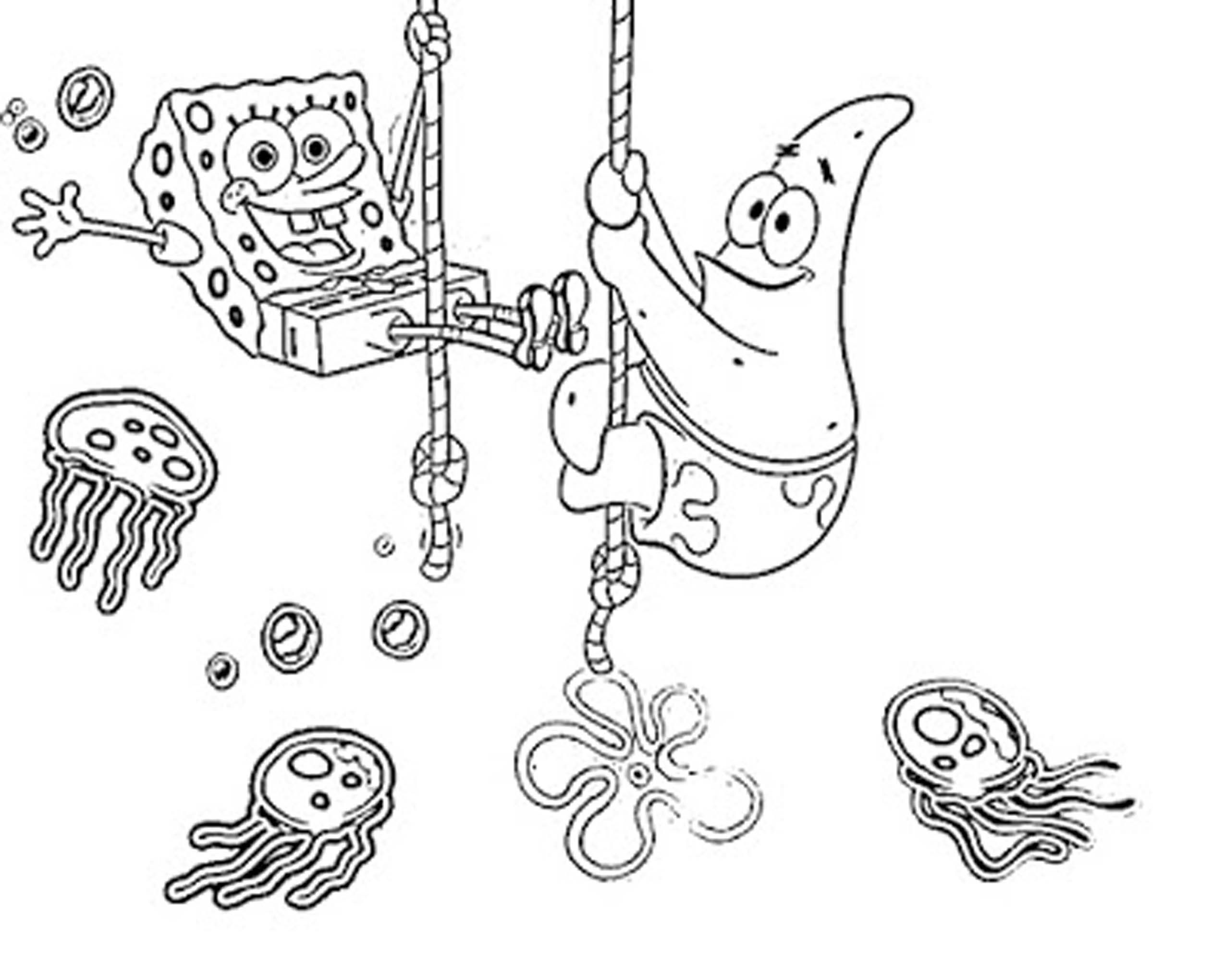 Baby Spongebob And Patrick Coloring Pages Coloring Home