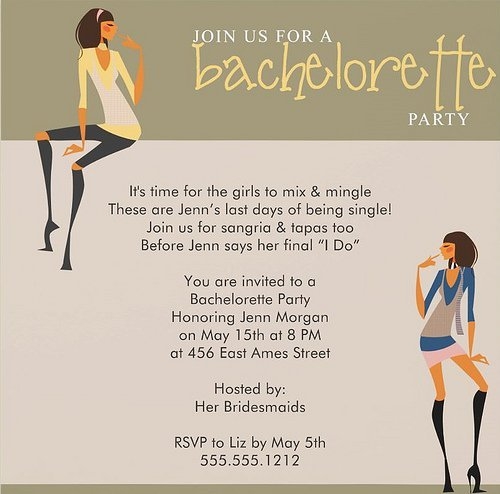 Bachelor Party Invitation Printable Templates