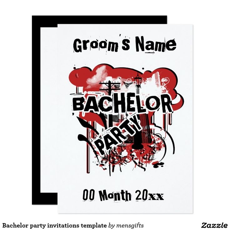 bachelor invite template